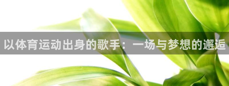 bbin视讯游戏平台：以体育运动出身的歌手：一场与梦想的邂逅